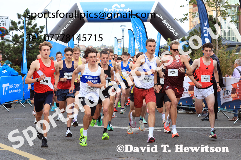 The Newcastle Quayside 5k Road Race, 2025 Newcastle Quayside 5k and 10k Road Race  Photo: David T. Hewitson/Sports for All Pics